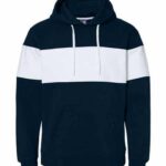 Men's Varsity Fleece Colorblocked Hooded Sweatshirt