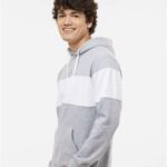 Men's Varsity Fleece Colorblocked Hooded Sweatshirt