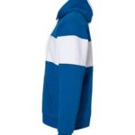 Men's Varsity Fleece Colorblocked Hooded Sweatshirt