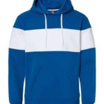 Men's Varsity Fleece Colorblocked Hooded Sweatshirt