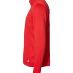 Men's 3-Stripes Double-Knit Quarter-Zip Pullover