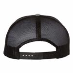 Wool Blend Flat Bill Trucker Cap