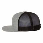 Wool Blend Flat Bill Trucker Cap