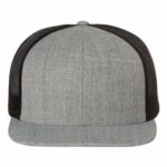 Wool Blend Flat Bill Trucker Cap