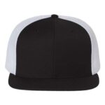 Wool Blend Flat Bill Trucker Cap