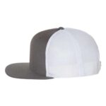 Wool Blend Flat Bill Trucker Cap
