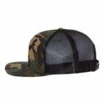 Wool Blend Flat Bill Trucker Cap