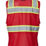 Unisex EV Series® Enhanced Visibility 3 Pocket Mesh Vest