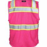 Unisex EV Series® Enhanced Visibility 3 Pocket Mesh Vest