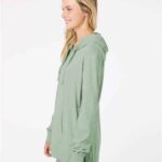 Women's Sueded Jersey Hooded Sweatshirt