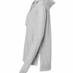 Women's Sueded Jersey Hooded Sweatshirt