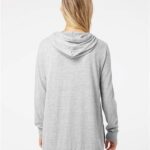 Women's Sueded Jersey Hooded Sweatshirt