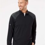 Men's Ultimate365 Lightweight Shoulder Stripe Quarter-Zip Pullover
