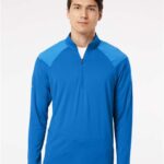 Men's Ultimate365 Lightweight Shoulder Stripe Quarter-Zip Pullover