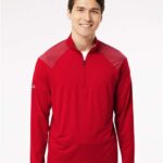 Men's Ultimate365 Lightweight Shoulder Stripe Quarter-Zip Pullover