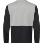 Men's Textured Mixed Media Quarter-Zip Pullover