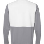 Men's Textured Mixed Media Quarter-Zip Pullover