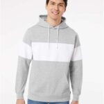 Unisex Classic Fleece Colorblocked Hooded Sweatshirt