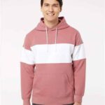 Unisex Classic Fleece Colorblocked Hooded Sweatshirt