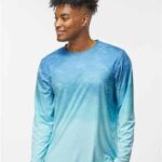 Unisex Montauk Oceanic Fade Performance Long Sleeve T-Shirt