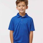 Youth Saratoga Performance Mini Mesh Polo
