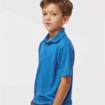 Youth Saratoga Performance Mini Mesh Polo