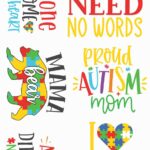 Autism Awareness DTF Gang Sheet – 10 Powerful Adult-Size Designs That Inspire Inclusion