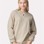 Unisex Softstyle® Midweight 1/4 Zip Sweatshirt