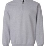 Unisex Softstyle® Midweight 1/4 Zip Sweatshirt