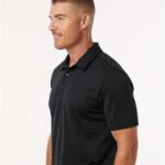 Men's Textured Stripe Polo