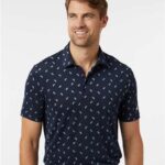 Men's Ultimate365 Mesh Print Polo
