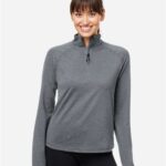 Women's Fairway Marbled Jersey Quarter-Zip Pullover