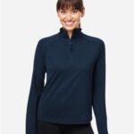 Women's Fairway Marbled Jersey Quarter-Zip Pullover