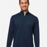Men's Fairway Marbled Jersey Quarter-Zip Pullover