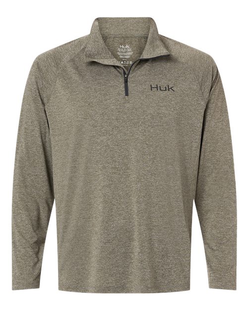 Men's Airweight Heather Quarter-Zip Pullover