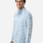 Men's Airweight KC Printed Quarter-Zip Pullover