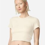 Women's Baby Rib Cropped Tee