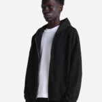 Unisex Garment-Dyed Cropped Full-Zip Hooded Sweatshirt