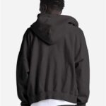 Unisex Garment-Dyed Cropped Full-Zip Hooded Sweatshirt