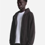 Unisex Garment-Dyed Cropped Full-Zip Hooded Sweatshirt