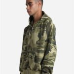 Unisex Garment-Dyed Cropped Full-Zip Hooded Sweatshirt