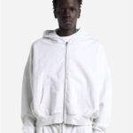 Unisex Garment-Dyed Cropped Full-Zip Hooded Sweatshirt