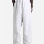 Unisex Garment-Dyed Pleated Fleece Pants