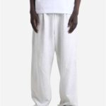 Unisex Garment-Dyed Pleated Fleece Pants