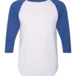 Unisex Three-Quarter Raglan Sleeve Baseball Jersey T-Shirt