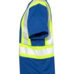 Unisex EV Series® Enhanced Visibility Contrast Pocket T-Shirt