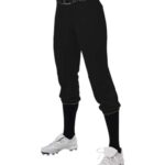 Girls' Premium Fastpitch Softball Pants with Belt Loops