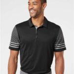 Men's Striped Sleeve Polo