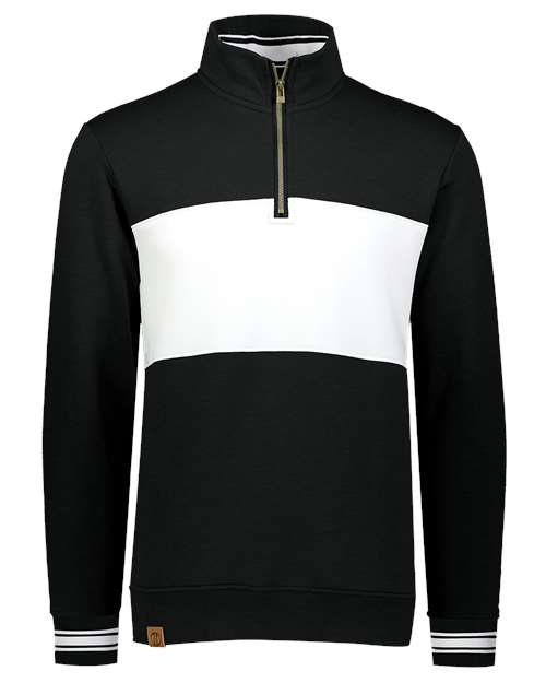 Men's All-American Fleece Colorblocked Quarter-Zip Sweatshirt