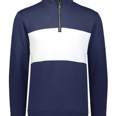 Men's All-American Fleece Colorblocked Quarter-Zip Sweatshirt